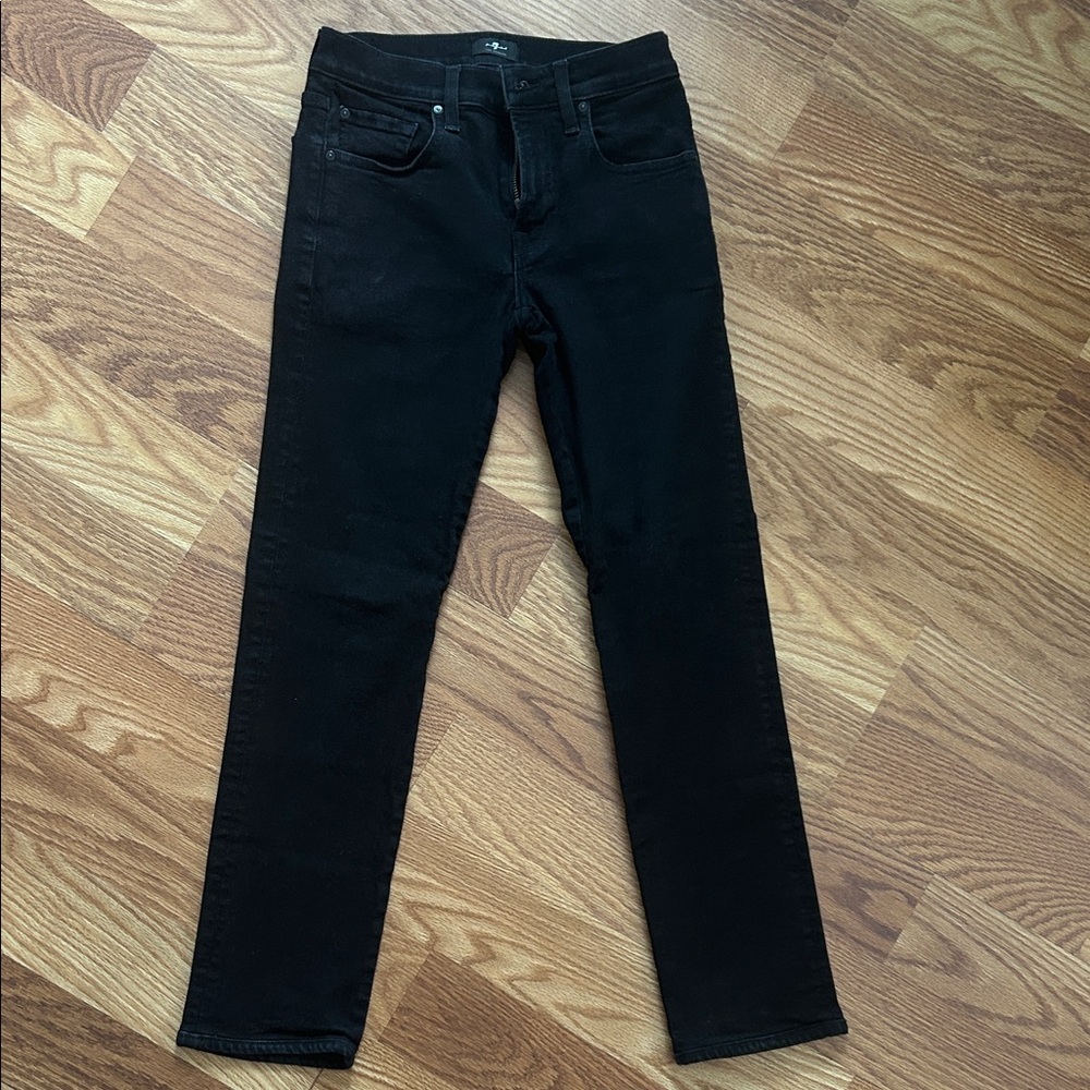 7 For All Mankind Dark Skinny Jeans